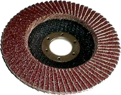 Produktbild von Fächerscheibe Schleifmopteller Schleifscheibe Lamellenscheibe, Größe:Ø 125 x 22 mm Körnung 40