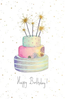 Produktbild von Geburtstag - Glückwunschkarte im Format 11,5 x 17 cm mit Umschlag