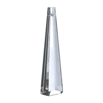 Immagine prodotto di Prisma di cristallo, L63xW16mm, asta di cristallo, pietre di cristallo, vetro, lampadario, pendolo, pendolo di cristallo per lampadari, acchiappasole, trasparente