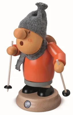 Produktbild von Winterwanderer (16cm) Räuchermann von Müller Kleinkunst