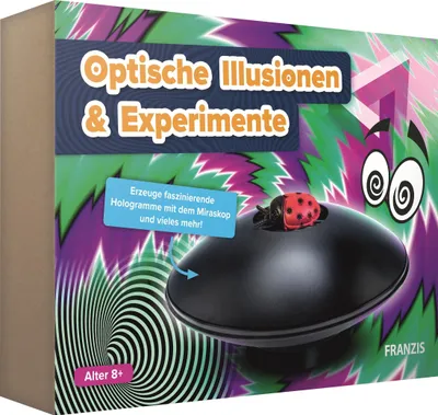 Image de FRANZIS 67230 - Optische Illusionen und Experimente - Erzeuge faszinierende Hologramme mit dem Miraskop und vieles mehr Für Kinder ab 8 Jahren