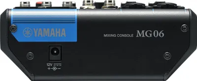 Produktbild von Yamaha MG06, 6 Kanäle, 12 W, Schwarz