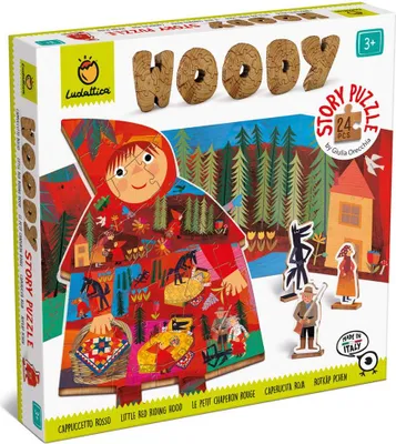 Produktbild von LUDATTICA Holzpuzzle - Rotkäppchen