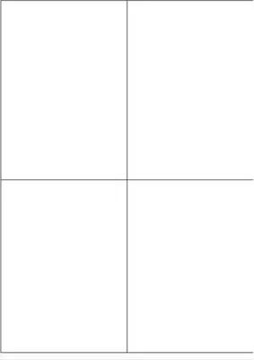 Produktbild von easy Label Etiketten Premium 105,0 x 148,0 mm 100 Blatt in weiß