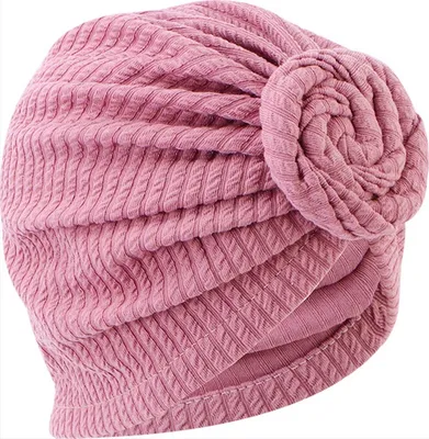 Produktbild von Turban - Damen-Kopftuch - Kopftuch - Schlafmütze - Kopftuch - Stirnband - Rosa - Damenmütze - Mütze - Chemo-Mütze