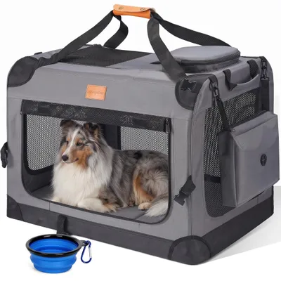 Produktbild von Morpilot Katzentransportbox Transportbox 81x58x58cm Dunkelgrau Verstärkt