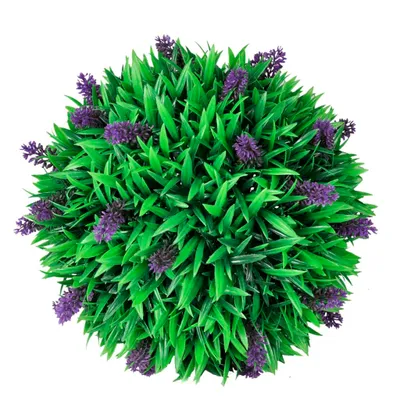 Immagine prodotto di Set Palle di Bosso Artificiale 2 pz con Lavanda 30 cm