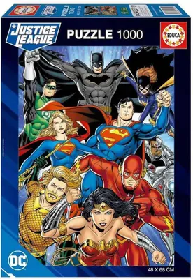 Produktbild von Educa Justice League Dc Comics-puzzle 1000 Stücke Mehrfarbig Mehrfarbig One Size