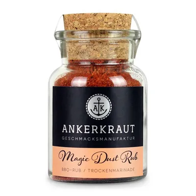 Image de Ankerkraut Magic Dust BBQ Rub Marinade sèche Bocal en liège 100g