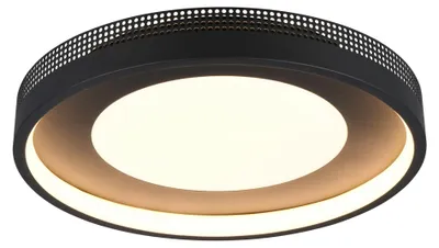 Obrázek produktu pro Svítidla TRIO Stropní svítidlo LED SOLEA DH 40 x 7,50 cm černé