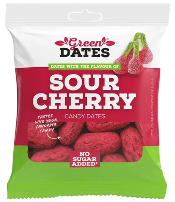 Produktbild von Green Dates Sour Cherry 90g