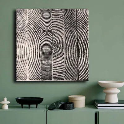 Obrázok produktu pre Wallity, 7070GSC-003, Dekoratívny obraz na plátne, Viacfarebné, 100 % plátno, 70 x 70 cm