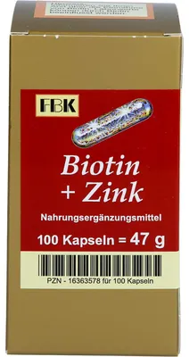 Obrázek produktu pro FBK Biotin + zinek kapsle, 100 ks kapslí
