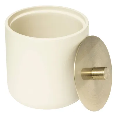 Immagine prodotto di 5five Simply Smart Wattepads Behälter Duo, Aufbewahrungsdose, Polyresin, Beige, 200196A