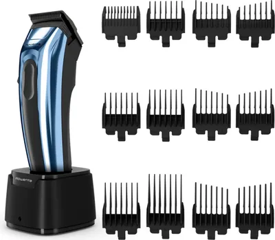 Produktbild von Rowenta Barber Experience TN1551E0, Schwarz, Blau, 1 mm, 2,5 cm, Bart, Edelstahl, Ladend