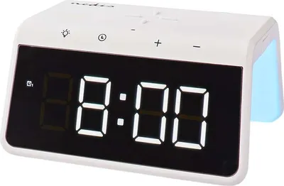 Produktbild von Nedis Wcacq30wt Wecker Durchsichtig  Durchsichtig One Size