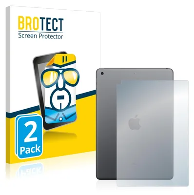 Produktbild von 2x Für Apple iPad 10.2" 2021 (Rückseite, 9 Gen.) Schutzfolie BROTECT Displayschutz Display Schutz Folie Klar Transparent