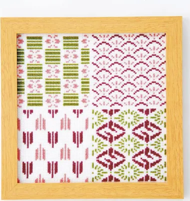 Zdjęcie produktu dla Zestaw do haftu krzyżykowego Olympus "Kimono", wzór liczony, 20x20cm