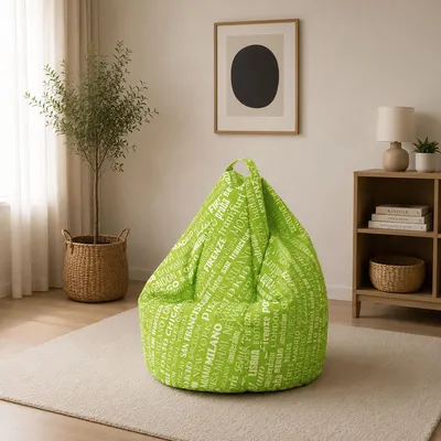 Produktbild von Esidra Sitzsack Aariel 80x80x120h cm Grün