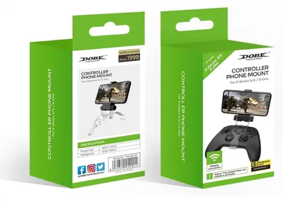 Produktbild von DOBE Verstellbare Smartphone Handy Halterung für Xbox One & Series S/X Controller