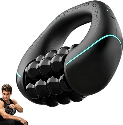 Productafbeelding van Elektrisch Handmassageapparaat Draadloos voor Nek, Schouder en Rug, Massageapparaat met 24 Massageknopen, 3 Intensiteitsniveaus, Oplaadb