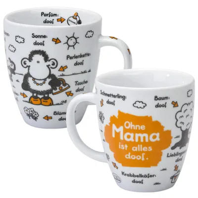 Produktbild von Tasse Ohne Mama ist alles doof