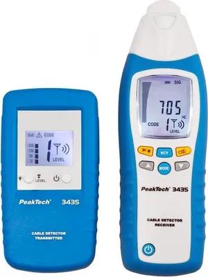Immagine prodotto di Trasmettitore/ricevitore PeakTech P 3435 Localizzatore di linea/rilevatore di circuito