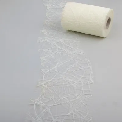 Produktbild von Sizoweb Tischband Wellenschnitt creme ca. 12,5 cm Rolle 25 Meter 64W 012-R