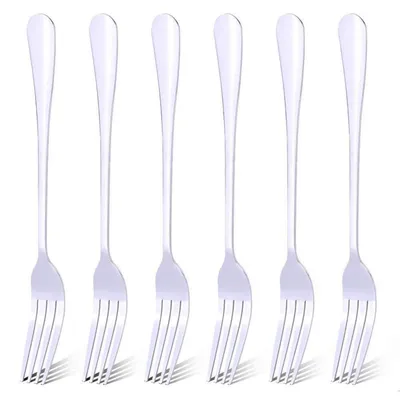 Immagine prodotto di Set di 6 forchette da tavola in acciaio inossidabile 304, lunghezza 20,6 cm