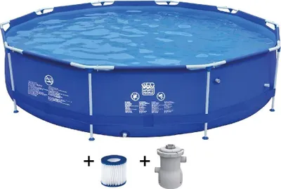 Produktbild von Wehncke Rahmen Pool 360X76 Cm Blau