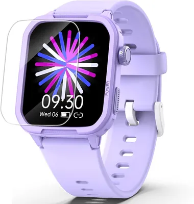 Image de avec podomètre, pouls 24/7, étanche IP68, moniteur de sommeil, réveil, cadeau pour enfants filles garçons 6-16