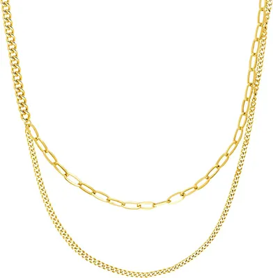 Image de JOOP Collier 2031015 Acier inoxydable, plaqué or IP