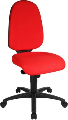 Produktbild von Topstar Bürostuhl Syncro Pro 5, S500 G21 Stoff rot, Gestell schwarz