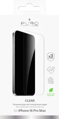 Productafbeelding van Puro Glas SP iPhone 16 Pro Max beschermfolie