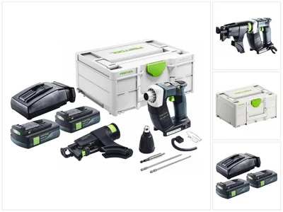 Produktbild von Festool DURADRIVE DWC 18-2500 Basic Akku Bauschrauber 18 V 18 Nm Brushless + 2x Akku 3,0 Ah + Ladegerät + Systainer
