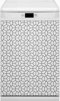 Produktbild von Küche Magnet für Spülmaschine  Abwaschbar 45x80 cm Geschirrspüle  - Geometrische Figur