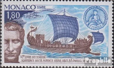Produktbild von Briefmarken Monaco 1982 Mi 1566 (kompl.Ausg.) gestempelt Vergil