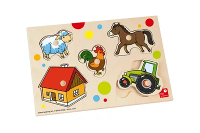 Produktbild von Selecta Puzzle Bauernhof 5 Teile | 62004