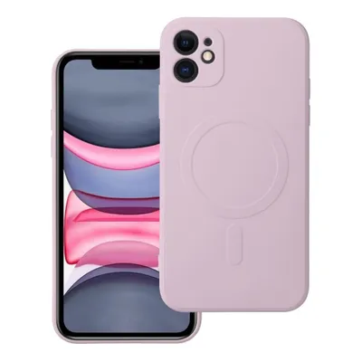 Produktbild von SILICONE MAG COVER kompatibel mit MagSafe passend für IPHONE 11 rosa