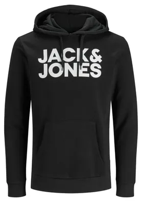 Produktbild von Jack & Jones 12152840, Erwachsener, Schwarz, XXL, Baumwolle, Polyester, Nicht bleichen, Natürliche Trocknung