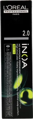 Produktbild von Dauerhafte Farbe L'Oreal Professionnel Paris Inoa Color Nº 2.0 60 g