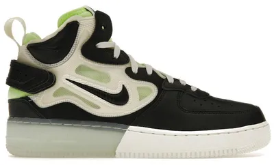 Produktbild von Nike Air Force 1 React Mid Black Sail Ghost Green - EU 39