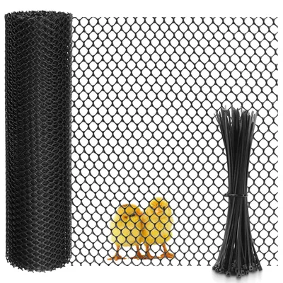 Zdjęcie produktu dla Elzusha - Siatka plastikowa do kurników, 40 cm x 9 m