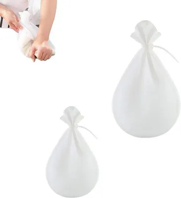 Image de Lot de 2 poches à pâtisserie réutilisables en silicone, idéales pour le pain et les gâteaux