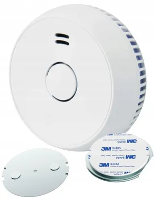 Produktbild von Hlásič kouře s magnetickým držákem Unitec 30085, bílá