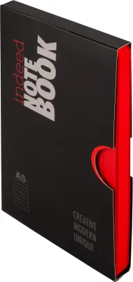 Image de Carnet de notes en effet A5 lignes rouges