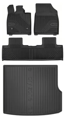 Produktbild von Gummi-Fußmatten für BYD Seal U 2024- (SUV, oberer Ladeboden) – Schwarz, passgenau – Wielganizator