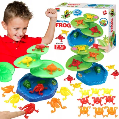 Produktbild von ProNice Hüpfende Frösche Geschicklichkeitsspiel für Kinder