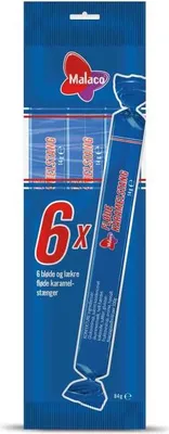 Produktbild von Malaco Fløde Karamelstang 6er
