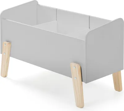 Produktbild von Vipack Kiddy Spielkiste mit 3 Fächern hellgrau